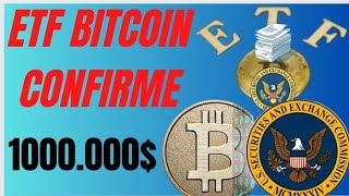 🔶 ETF BITCOIN CEST CONFIRME BITCOIN IMMINENTE EXPLOSION 🚀🚀🚀🔶 [upl. by Zednanreh]