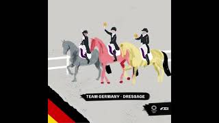 This is not a game This is for the GOLD 🥇 Tokyo2020 Dressage [upl. by Athalla]