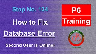 🔴 How to REMOVE a second USER ERROR in the Primavera P6s SQLite Database [upl. by Trow]