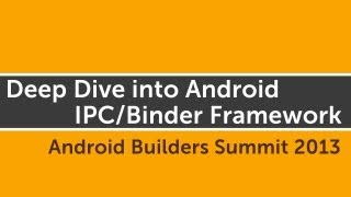 Deep Dive into Android IPCBinder Framework [upl. by Ahsinal]