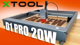 xTool D1 Pro 20W  Laser Diode Cutting and Engraving Machine [upl. by Vandervelde40]