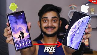 How to Transfer data Android to iPhone Hindi 2 Free Ways [upl. by Quartus]