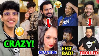 Triggered Insaan Reacts to Fangirls after Engagement 😳🤣 Samay Raina amp Tony Kakkar Harsh BB [upl. by Aba72]