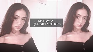 alight motion giveaway shakes effects coloring panning [upl. by Lenard314]