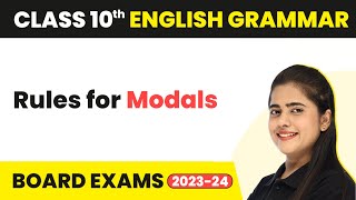 Rules for Modals  ActivePassive Voice  Class 10 English Grammar 202223 [upl. by Alywt]