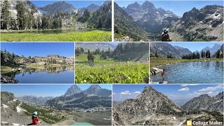 Stunning Teton Crest Trail 3day backpacking hike in 12 minutes  Rendezvous Mountain to String Lake [upl. by Alrick]