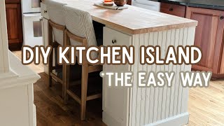 Easy DIY kitchen island [upl. by Risan]