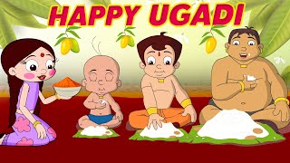 Chutki  Happy Ugadi  Cartoon for kids  Festival Special  Chhota Bheem [upl. by Acinorehs]