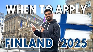 When to apply in Finland 2025  Important Deadlines  Scholarships Applications [upl. by Ilrebmyk370]