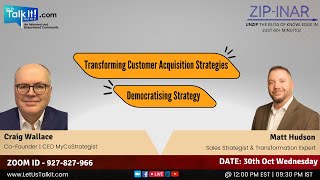 Zipinar Transforming Customer Acquisition Strategies amp Democratising Strategy [upl. by Mcknight122]