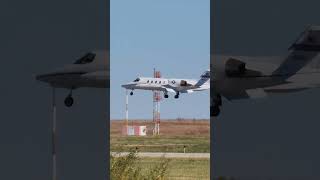 US Air Force  1984 Learjet C21A  Landing  New Century AirCenter JCIKIXD  848137 [upl. by Evol]