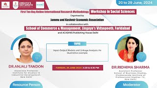 InputOutput Models and Linkage Analysis An illustrative example [upl. by Meeharbi904]