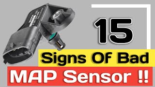 15 Symptoms of Bad MAP sensor [upl. by Bille768]