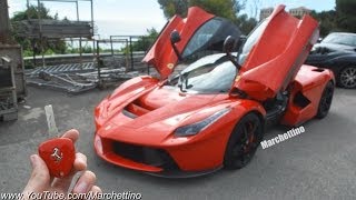 LaFerrari vs Ferrari Enzo Onboard  Engine Sound Comparison [upl. by Aeiram]