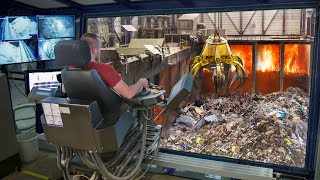 Inside Massive Facility Burning Tons of Trash Everyday [upl. by Florette]