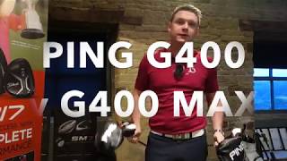 PING G400 MAX vs PING G400 REVIEW LAUNCH MONITOR amp ON COURSE [upl. by Gard]