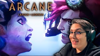 LA PELEA FINAL  ARCANE SEASON 2 TRAILER  REACCIÓN  REACTION [upl. by Etienne]