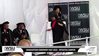 WSU Graduation Ceremony May 2022Mthatha Day 2 Morning [upl. by Goggin981]