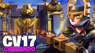 HAMMER JAM ESSA SEMANA CV17 CHEGANDO E FARMANDO E ANALISANDO VILAS CLASH OF CLANS [upl. by Lednew]