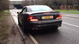 Mercedes SL500 exhaust sound [upl. by Crary]