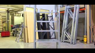 Dexion HI280 Industrial Shelving  Installation Demo [upl. by Abby]