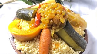 le fameux Couscous marocain  Réalisez un Repas dException en quelques minutes❗️ [upl. by Thayne]