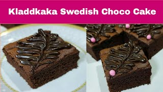 Kladdkaka Swedish Choco Cake  Resep Cake Coklat dari Swedia  Kladdkaka [upl. by Dayna]