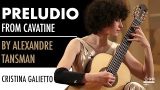 Cristina Galietto plays Alexandre Tansmans quotCavatine I Preludioquot on a 2023 G V Rubio quotSolistaquot [upl. by Rooke]