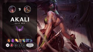 Akali Mid vs Twisted Fate  KR Master Patch 146 [upl. by Chastain]