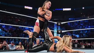 Ronda Rousey makes Charlotte Flair tapout after scoring the win in her SmackDown debut [upl. by Aniehs]