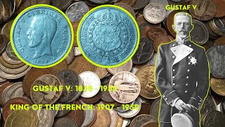 1 Krona  Gustaf V  Sweden  1936  Silver [upl. by Onairpic]