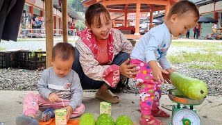 Harvesting green gourds  bringing them to the market to sell gardening  Chúc Thị Duyên [upl. by Arron]