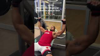 4ta postura press inclinado al fallo 🔥🔥🙌🏾🙌🏾💪🏽🏋️gym fitness motivation [upl. by Yenitirb]