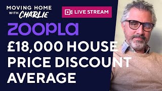 Zoopla £18000 house price discount average [upl. by Ailhat]