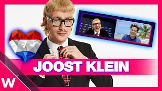 🇳🇱 Joost Klein INTERVIEW  The Netherlands Eurovision 2024 act reacts to his selection [upl. by Adriel402]