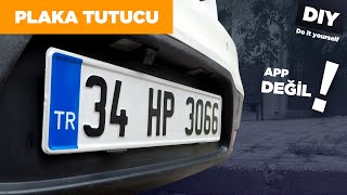 Kia Rio Plaka Tutucu  Plaka Çerçeve Silme  DIY [upl. by Yrred915]