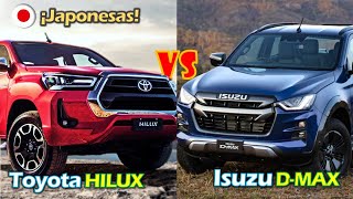 Isuzu DMAX vs Toyota HILUX 2022 La Mejor Pick Up Japonesa es  Vary Topics [upl. by Dalston988]