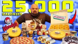 25000 CALORIE STRONGMAN CHEAT DAY [upl. by Lebezej417]