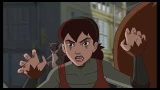 Ultimate SpiderMan Juggernaut VS Squirrel Girl [upl. by Atteyek]