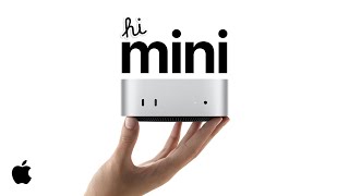 Introducing the allnew Mac mini  Apple [upl. by Schach]