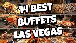 The 14 BEST Buffets in Las Vegas RANKED [upl. by Adnolaj427]