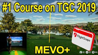 Top Rated Course in TGC 2019  Flightscope Mevo Golf Simulator  MUST SEE [upl. by Faso706]