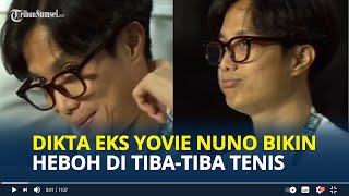 DIKTA Bikin Heboh Penonton di Tiba Tiba Tenis Salting Keciduk Nonton Enzy Storia Tanding [upl. by Bensky]