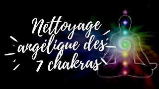 Nettoyage énergétique des chakras  Méditation avec les Anges [upl. by Auhsaj]