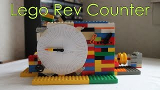 Lego Rev Counter working [upl. by Ailimac]