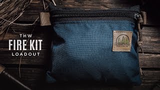 Hidden Woodsmen Bushcraft Fire Kit Bag amp Gear [upl. by Wightman]