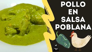 COMO HACER POLLO CON CHILE POBLANO Y CREMA  ALMA SAZON DE MI TIERRA [upl. by Ivory]