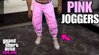 UPDATED HOW TO GET PINK JOGGERS IN GTA 5 ONLINE AFTER PATCH 169 SUPER EASY [upl. by Ennayllek8]