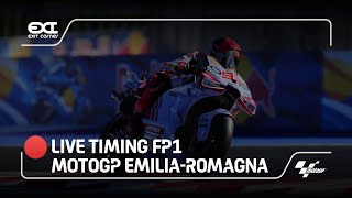 🔴LIVE TIMING FREE PRACTICE 1 MOTOGP EMILIAROMAGNA 2024 [upl. by Noerb]