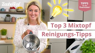 🫧 😍 So glänzt dein Mixtopf wieder wie neu  Thermomix® Tipps [upl. by Neelya]